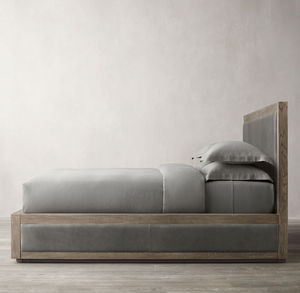 Sassan id Design Nordischer Minimalismus Stil Europäisches Kempton Leder Plattform bett Klassisches Schlafzimmer setzt Bett kollektion - Product Image 3
