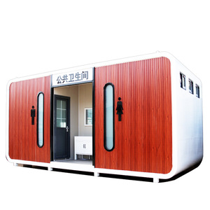 ห้องน้ำเคลื่อนที่แบบแผงแซนวิชทันสมัย เป็นมิตรกับสิ่งแวดล้อม เหมาะสำหรับสถานที่ท่องเที่ยว ห้องน้ำกลางแจ้ง - Product Image 1
