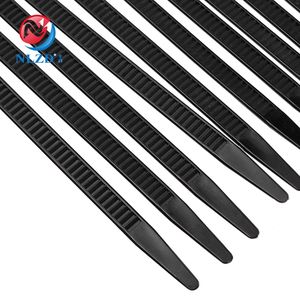 Пластиковые черные наручники двойные гибкие манжеты одноразовые стяжки на молнии нейлоновые кабельные стяжки - Product Image 4