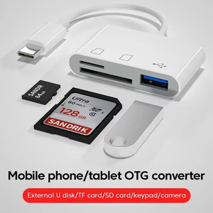 Tipo C 3 in 1 Hub Multi porta TF CF <span class=keywords><strong>SD</strong></span> Memory Card Reader <span class=keywords><strong>USB</strong></span> Hub Converter per telefono Samsung Xiaomi Macbook adattatore <span class=keywords><strong>USB</strong></span> C - Product Image 3