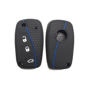 <span class=keywords><strong>Coque</strong></span> de porte-clés en silicone pour <span class=keywords><strong>Fiat</strong></span> Stilo Grande Punto Bravo Linea Idea <span class=keywords><strong>Panda</strong></span> 500 Accessoires Support de voiture Clé à distance - Product Image 2
