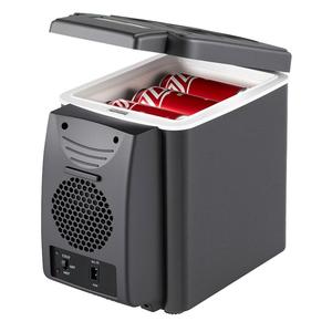 Mini-réfrigérateur de voiture 6 litres en plastique, semi-conducteur, double usage chaud/froid, 12V/220V, impression de logo, livraison gratuite, fabriqué à Ningbo - Product Image 3