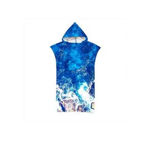 Vente en gros de ponchos de surf personnalisés pour adultes, à capuche, 100% coton, pour piscine et plage, avec logo - Product Image 3