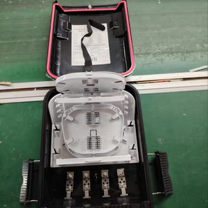 Caja de Distribución de Fibra Óptica de 16 Núcleos, Conector PLC SC, FTTH para Exteriores, Material ABS Negro, 1 Año de Garantía - Product Image 3