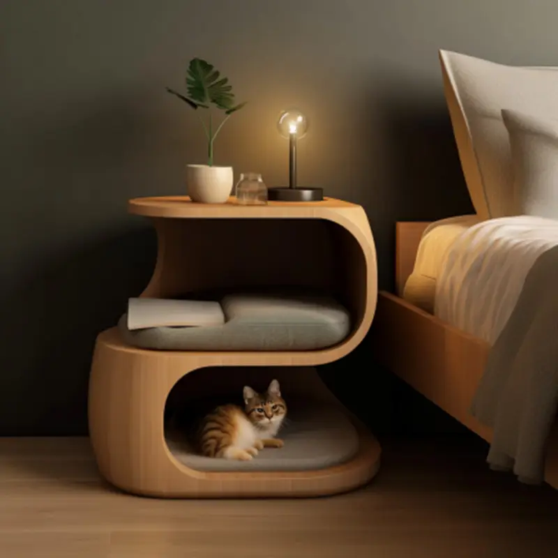 New Fashionable Unique Indoor Cat Bed Pet Houses Furniture Pet Dog Sofa Beds Nest Luxury