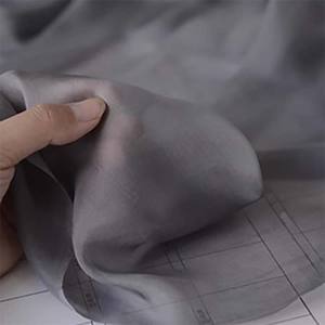 قماش شيفون حريري 5.5 مم 100 ٪ قماش تول حريري خفيف يتدفق من خلال الشاش - Product Image 4