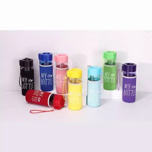 Colorful Transparent 600ml Children's Water Cup with Cup Cover Portable Gift for <b>Back</b> to School - Product Image 5