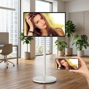 LCD Display 27/32 Inch Standby <b>Portable</b> Smart Screen Monitor Movable Wheel Base Stand-by-me <b>TV</b> 1 Year Warranty Content 15.6-32-I - Product Image 1