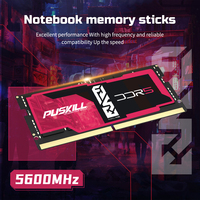 PUSKILL Memoria RAM DDR5 SODIMM 16GB 32GB 5600MHz Memoria Para Notebook Laptop RAM DDR5 262Pin DRAM Memory