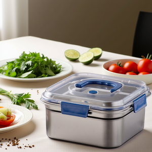 Contenitore per <span class=keywords><strong>alimenti</strong></span> portatile in acciaio inossidabile da 1-3L con grande capacità e preservazione ecologica - Product Image 2