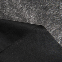 Fabricant 100% polyester vêtements entoilage double point non tissé entoilage thermocollant