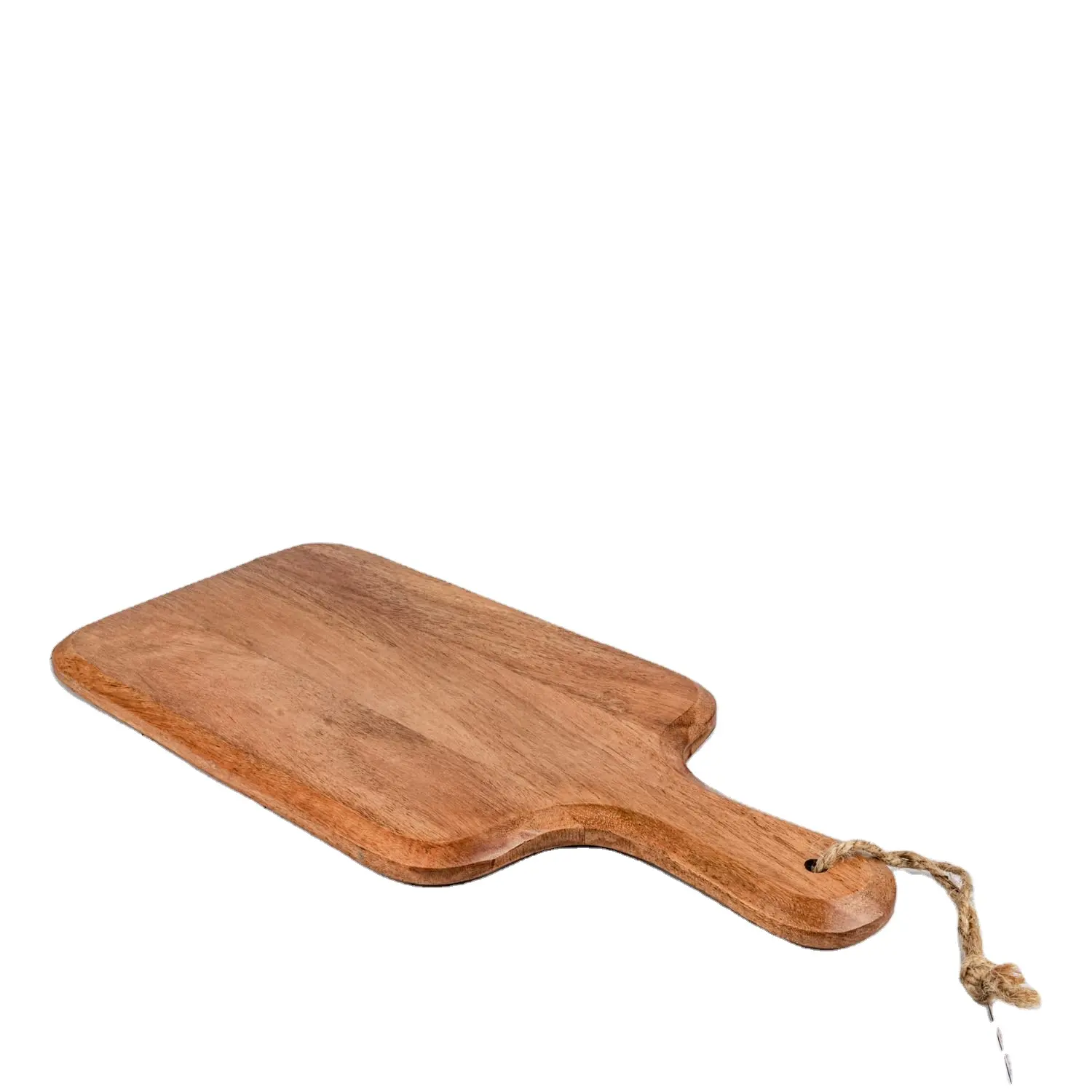 ठोस बबूल की लकड़ी खाना परोसने बोर्ड लकड़ी आयताकार काट बोर्ड मांस सब्जियों के लिए पनीर काटने बोर्ड