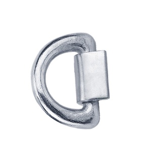Plaque d'ancrage en acier forgé robuste avec anneau en D, point de levage à souder pour pont de navire, conteneur, remorque - Product Image 3