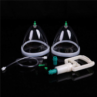 Appareil de ventouses pour l'augmentation mammaire féminine, ensemble de ventouses chinoises sous vide, massage pour l'augmentation des hanches, ventouses de massage féminines 13cm