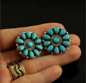 Boucles d'oreilles de déclaration en argent Sterling 925, pierres précieuses naturelles, zircon, jolis bijoux de luxe - Product Image 1