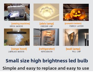 Nhà máy trực tiếp đèn chùm Spotlight tủ lạnh Tủ lạnh 5W 51LED SMD đèn AC220V dân cư ứng dụng Mini E14 LED ngô - Product Image 6