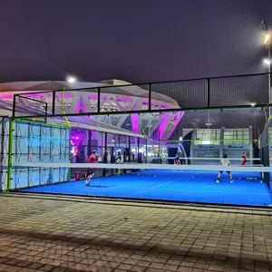 Chine Usine de fabrication en gros Panoramique Paddle Tennis Court