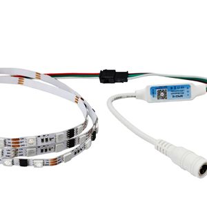 ไฟแถบ LED RGB 12V Ws2812B แผงวงจรพิมพ์สีขาว ควบคุมอัจฉริยะ สำหรับบาร์ ร้านคาราโอเกะ ตกแต่งบ้าน - Product Image 2