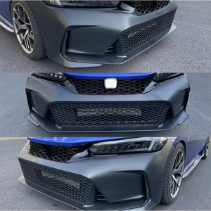 Parachoques Laterales de Alta Calidad Tipo R GEN 11, Kit de Carrocería <span class=keywords><strong>2022</strong></span>-2024 para Honda Civic FL5 Sedán, Parachoques Delantero y Trasero - Product Image 4