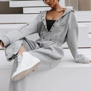 Di alta qualità all'ingrosso di <span class=keywords><strong>cotone</strong></span> 100 Sexy di lusso tutine da <span class=keywords><strong>donna</strong></span> sbuffo stampa Streetwear tinta unita costume intero - Product Image 5
