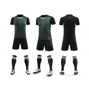 来样定做透气足球服套装个性化足球俱乐部球衣带名称印花升华t恤制服 - Product Image 3