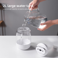 Nouvel Humidificateur à Double Pulvérisation 2026, Grande Capacité 2L, Silencieux avec Indicateur et Lumière Ambiante pour Maison, Chambre, Bureau, Dortoir