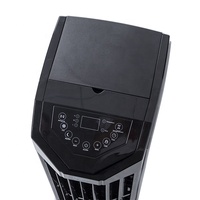 Panneau de commande tactile à LED en plastique durable Portable Réservoir d'eau électrique 20L Ventilateur refroidisseur d'air évaporatif en nid d'abeille