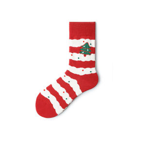 Chaussettes de Noël personnalisées en coton pour adultes, chaussettes de sport pour femmes, lot de chaussettes en gros, idée cadeau, chaussettes de Noël sportives, chaussettes de sport - Product Image 2