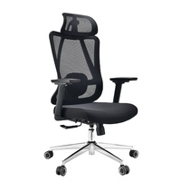 Chaise de bureau ergonomique moderne, vente directe d'usine, mobilier de bureau, chaise pivotante en tissu