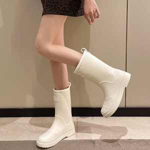 Outdoor <strong>Waterproof</strong> <strong>Boots</strong> Colorful Anti-slip Short <strong>Waterproof</strong> Popular Simple Fashion Pvc Rain <strong>Boots</strong> - Product Image 6