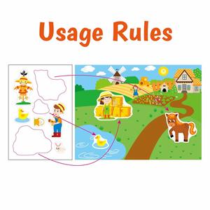 Libro de Actividades con Pegatinas de Animales de Granja para Niños y Niñas, Mi Primera Granja, para Niños Pequeños - Product Image 4