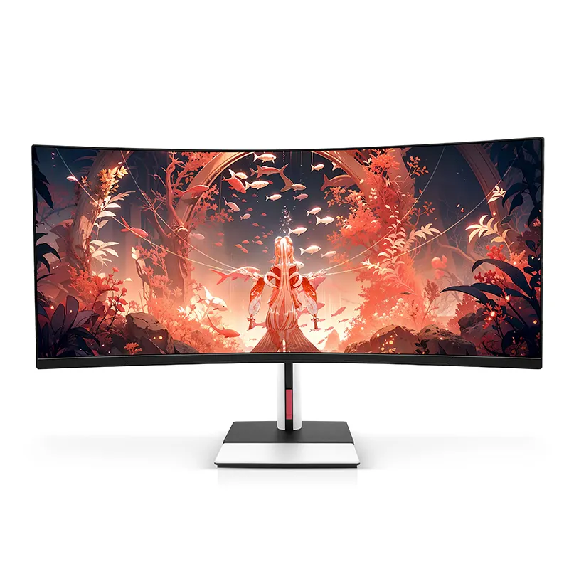 LED Gaming Monitor 144hz 165 HZ 4K Computer Display Rgb Light Bar Gaming Curved Screen Monitors