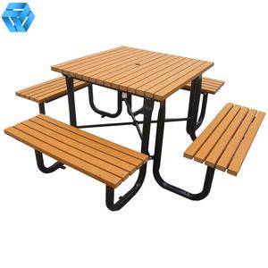 طاولة خارجية للبيع بالجملة من المصنع طقم كرسي مع 4 كراسي 5 قطع من البلاستيك - Product Image 1