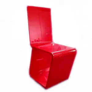 Arte moderna Design multi cores z-forma acrílico jantar cadeira moda café cadeira