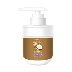 Crema Depilatoria Facial Herbal Natural con Aceite de Coco, Suave y No Irritante para Mujeres, Todo Tipo de Piel - Product Image 1
