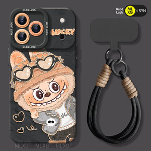 Coque de téléphone pour Apple 17, iPhone 17/17 Air/17 Pro/Max/16/15, nouveau iPhone 16 Pro Max/14 Pro, objectif PM, protection intégrale, PVC, cordon - Product Image 5