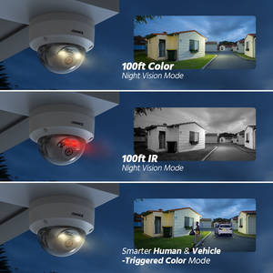 กล้องวงจรปิด ANNKE C1200 12MP PoE IP รองรับ RTSP 120dB H.265+ กล้องเน็ตเวิร์ค AI Smart Hybrid Light ไมโครโฟนในตัว ช่องใส่การ์ด IP67 CCTV I91DG Poe Cam - Product Image 4