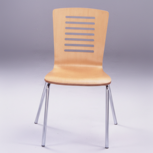 Silla de Comedor Moderna Bella Apilable de Madera con Respaldo Alto, Muebles para el Hogar CHAO CHING para Uso en la Cocina - Product Image 1