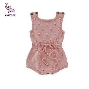 Neue Sommermode Strickwaren 100 % Baumwolle Baby Strampler Kind Overall Kleinkinder Jumpsuits Sommer Strickwaren für Baby Geschenkset