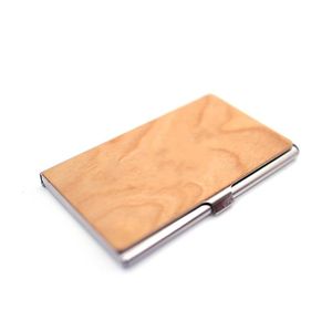 Porta biglietti da visita in legno con Logo personalizzato con incisione Laser - Product Image 6