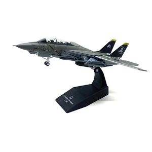 Modellino in Scala 1/100 dell'Aereo F-14 Tomcat VF-103 Jolly Rogers, Aereo da Caccia della Marina USA con Decorazione Teschio - Product Image 2