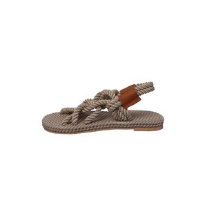 Delle donne di Estate Scarpe di <span class=keywords><strong>Corda</strong></span> Intrecciata <span class=keywords><strong>Con</strong></span> <span class=keywords><strong>La</strong></span> Tradizionale Stile Casual E Semplice Creatività <span class=keywords><strong>Sandali</strong></span> di Modo - Product Image 3