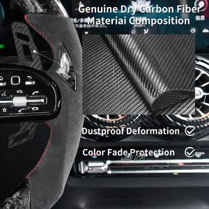 Palette de changement de vitesse magnétique en fibre de carbone pour volant <span class=keywords><strong>Mercedes</strong></span> Benz A45 S63 CLS63 W205 2015- <span class=keywords><strong>2020</strong></span> - Product Image 4