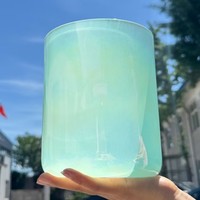 Bol chantant en cristal turquoise 432HZ 6 pouces F4 avec sac