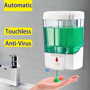 Distributeur automatique de désinfectant pour les mains sans contact, blanc et simple, à fixer directement au mur, idéal pour les usines. - Product Image 2