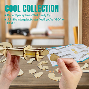 Lanzadores de Aviones Educativos de Madera para Armar, Divertidos y Fáciles para Niños - Product Image 6