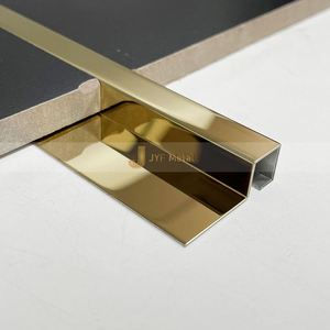 EX1023 Modern Stainless Steel Custom Profile Tile Trims for Interior <b>Decoration</b> Solutions Durable & Waterproof - Product Image 3