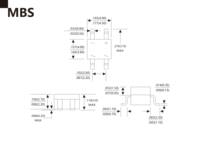 Barrière Schottky 200V 600V 1000V RMB2S RMB6S RMB10S Pont Redresseur Diode