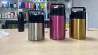 Termo de Acero Inoxidable de Doble Pared con Aislamiento al Vacío, de Gran Capacidad (1L), para Sopa, Comida Caliente, Personalizable