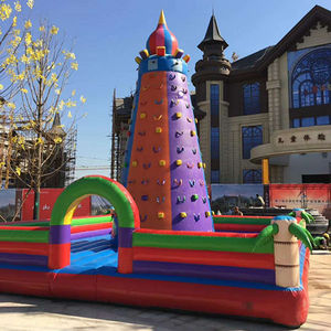 Tour d'escalade gonflable sécuritaire et durable avec corde Mur d'escalade en plein air Défi Jeu sportif pour enfants et adultes - Product Image 6